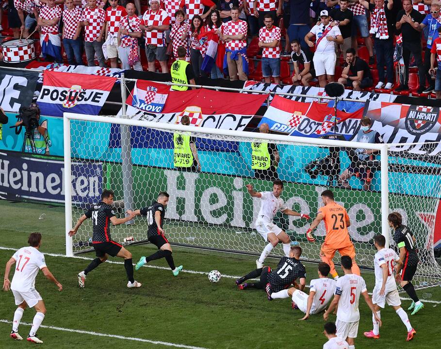 Euro 2020 aštuntfinalis: Kroatija – Ispanija 3:5
