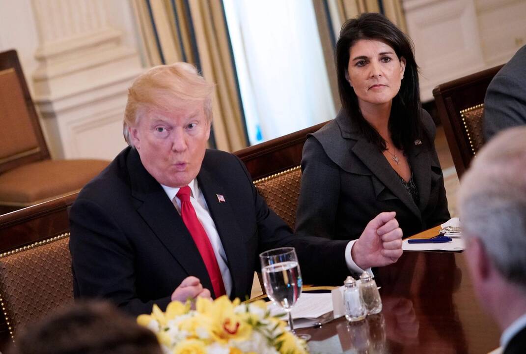Donaldas Trumpas ir Nikki Haley