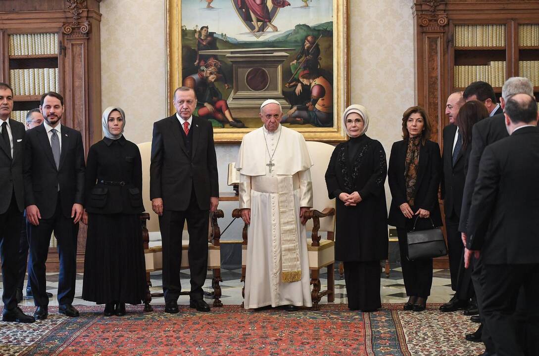 Recepas Tayyipas Erdoganas ir popiežius Pranciškus