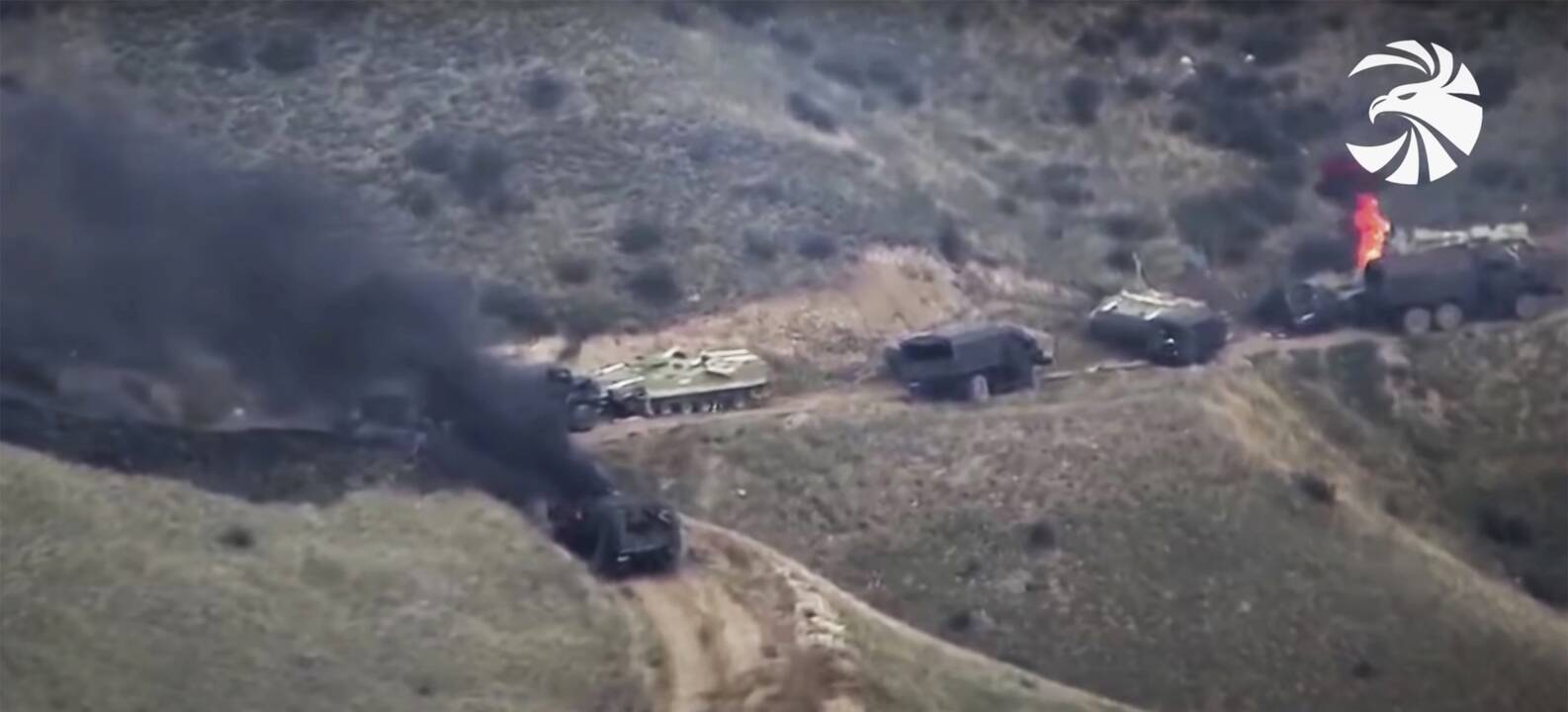 Pagrindinis Kalnų Karabacho miestas vėl apšaudytas raketomis