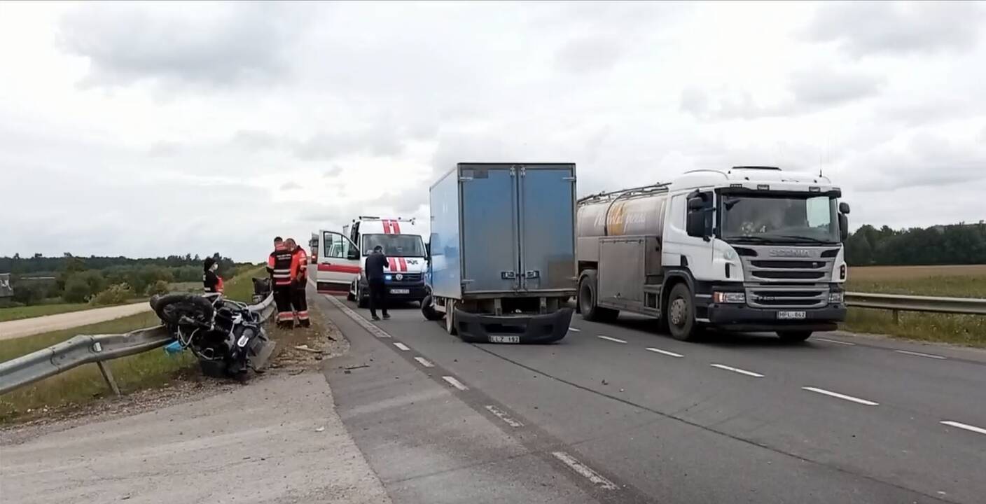 Tragedija kelyje „Via Baltica“: žuvo motociklu važiavęs Turkijos pilietis