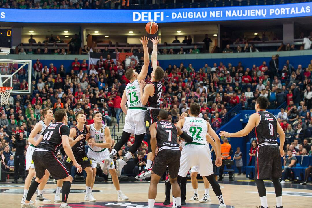 Vilniuje dominavęs „Žalgiris“ tapo vienvaldžiu LKL lyderiu