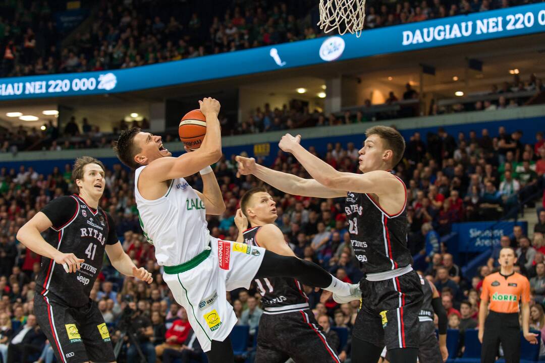 Vilniuje dominavęs „Žalgiris“ tapo vienvaldžiu LKL lyderiu