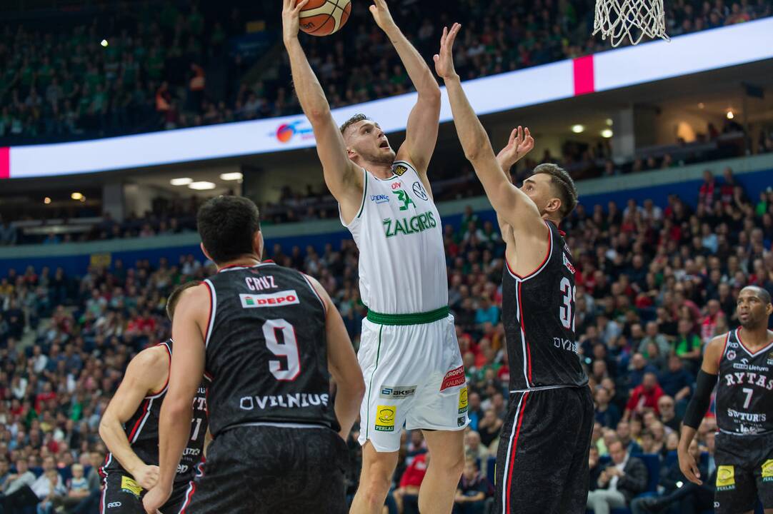 Vilniuje dominavęs „Žalgiris“ tapo vienvaldžiu LKL lyderiu