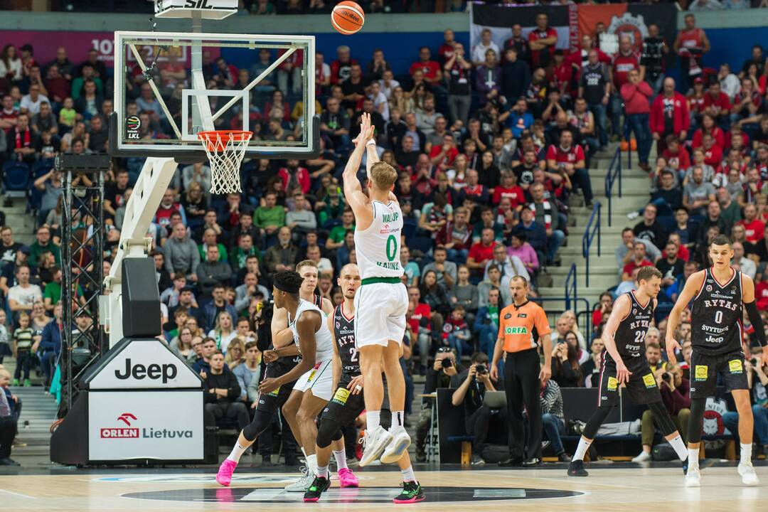 Vilniuje dominavęs „Žalgiris“ tapo vienvaldžiu LKL lyderiu