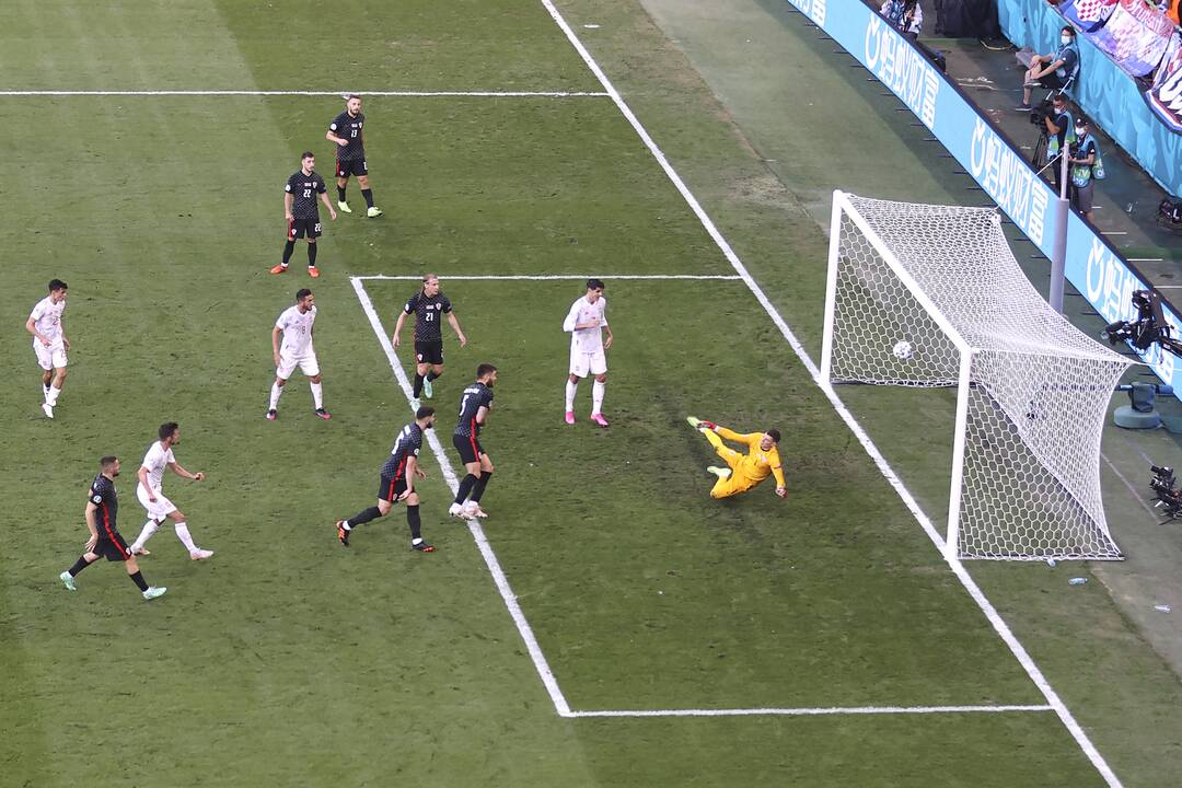 Euro 2020 aštuntfinalis: Kroatija – Ispanija 3:5