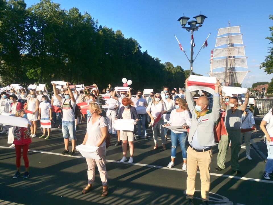 „Laisvės kelias“ uostamiestyje ir pajūryje