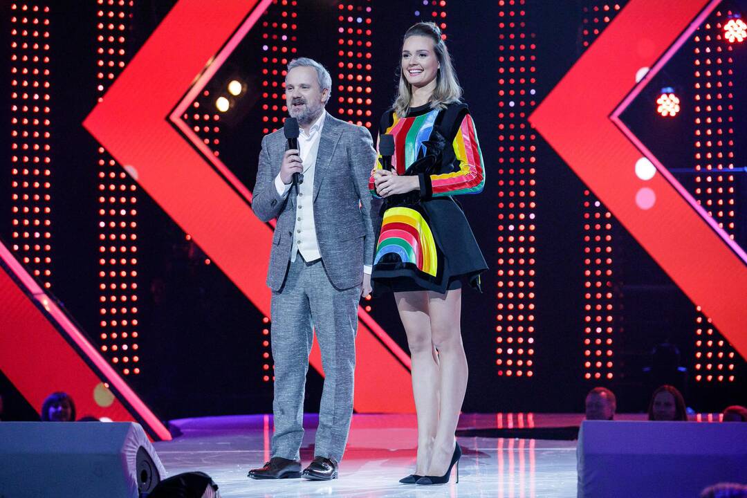 Giedrius Savickas su Jurgita Širvaite