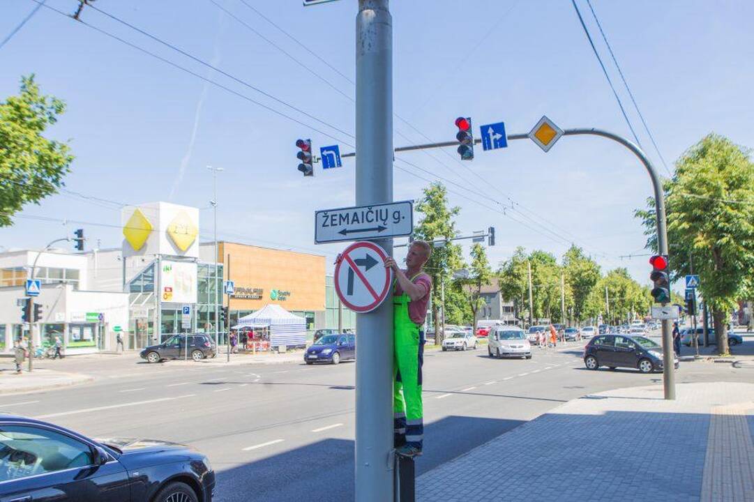 Geros žinios vairuotojams: atveriama Žemaičių gatvės atkarpa