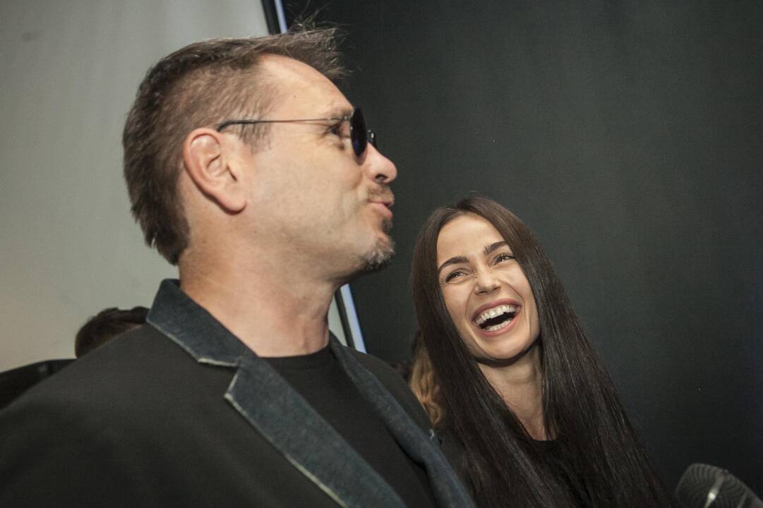 Marijonas Mikutavičius ir jo mylimoji Ieva Daugirdaitė