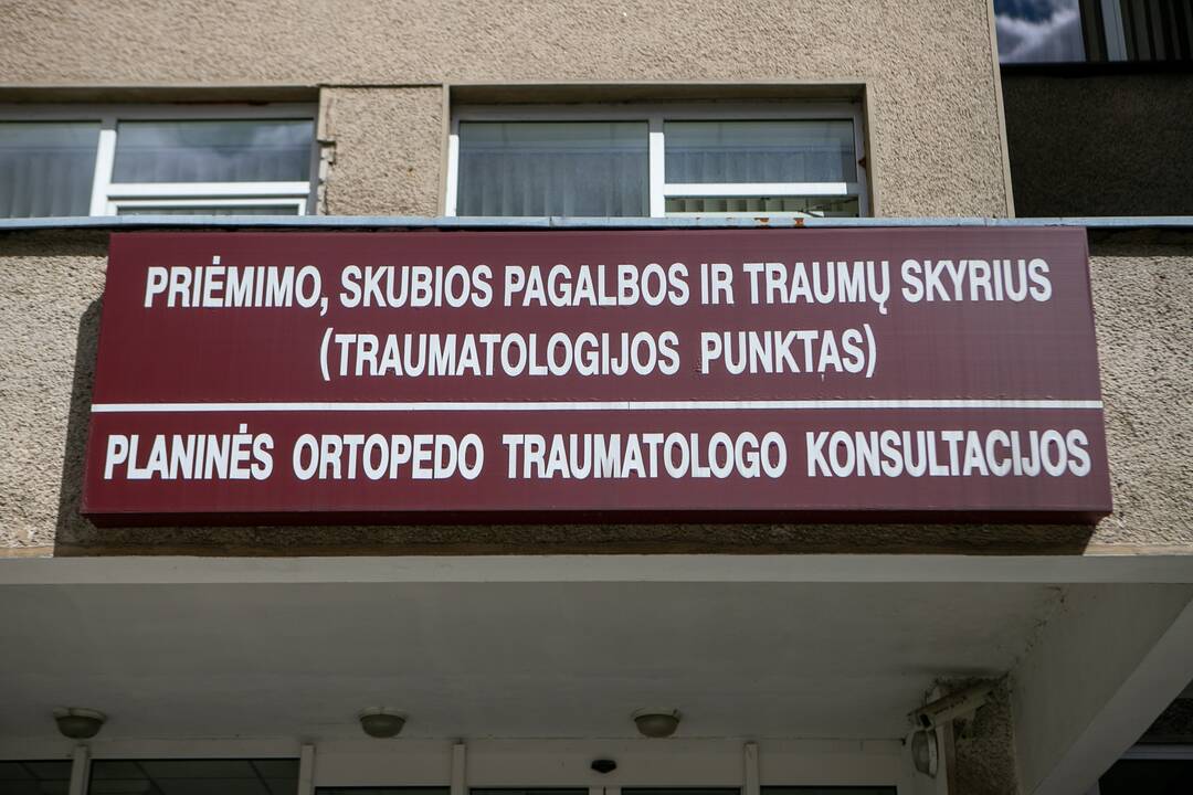 Pacientų eilės prie KKL Priėmimo, skubios pagalbos ir traumų skyriaus