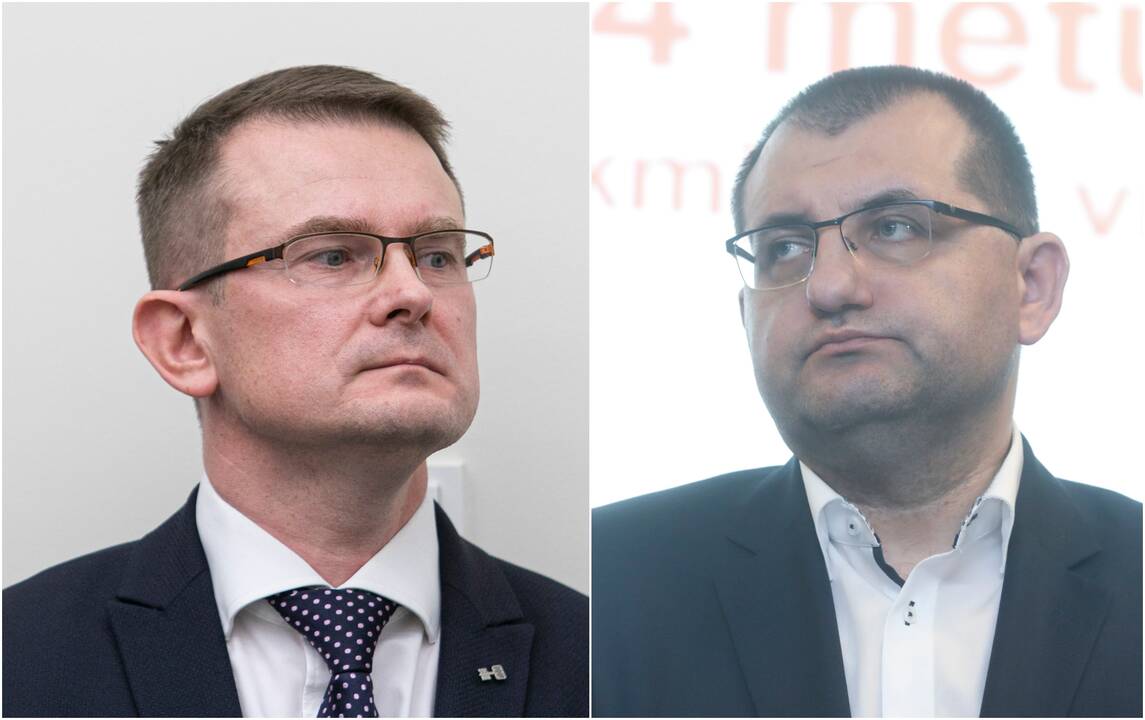 Arūnas Dulkys (kairėje) ir Vytautas Kasiulevičius