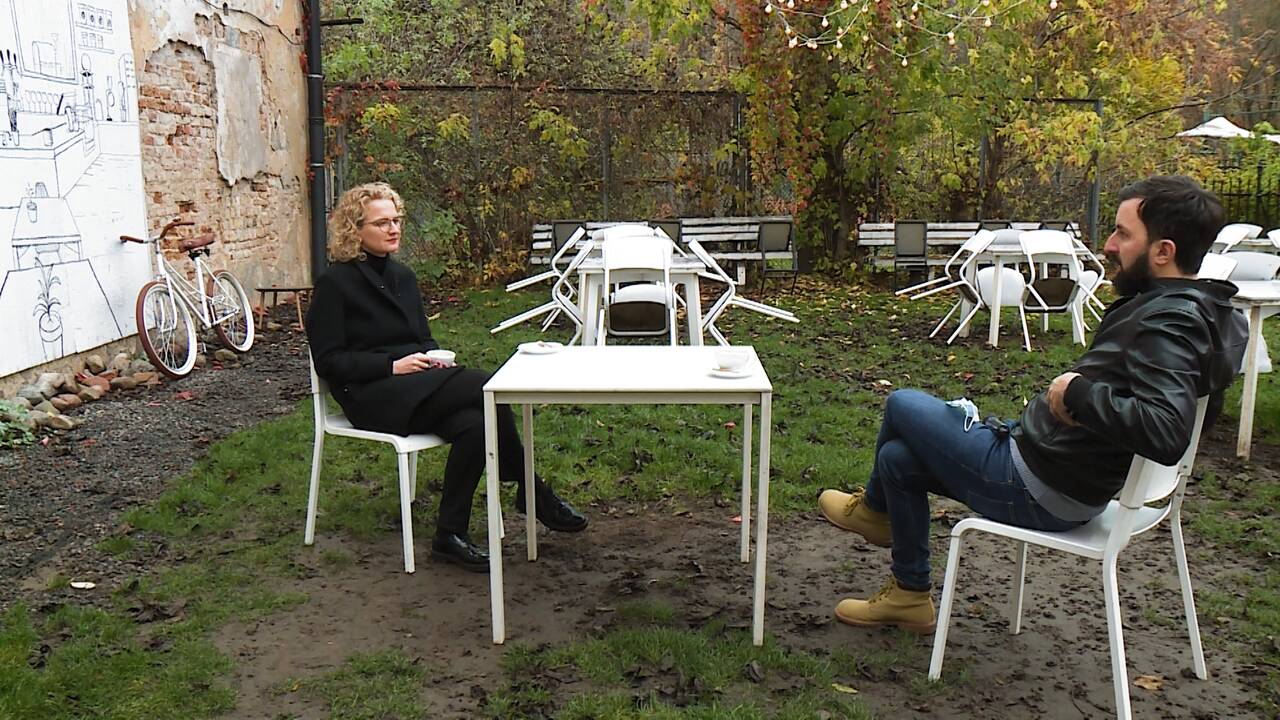 Aušrinė Armonaitė su vyru Edgaru