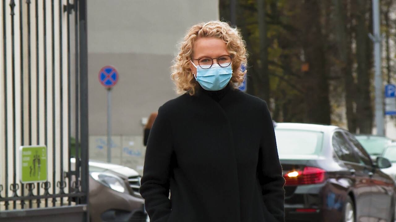 Aušrinė Armonaitė su vyru Edgaru