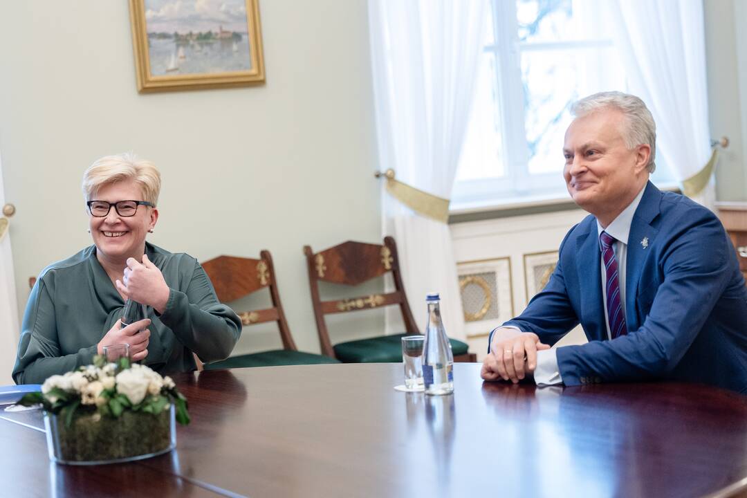 I. Šimonytė susitiko su G. Nausėda