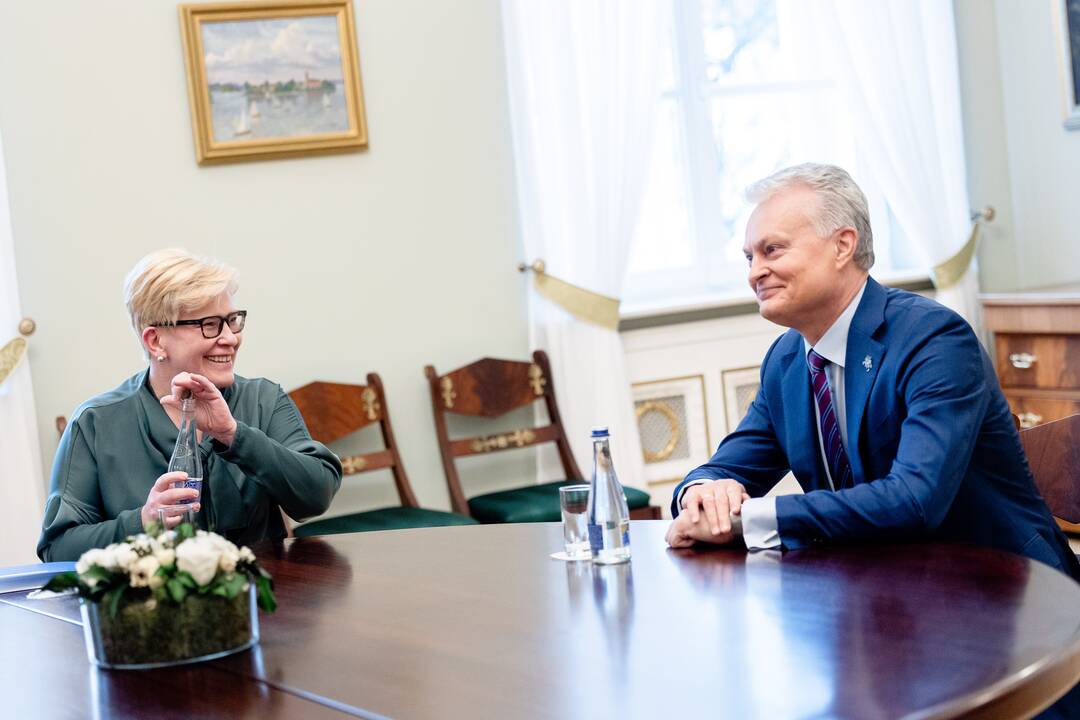 I. Šimonytė susitiko su G. Nausėda