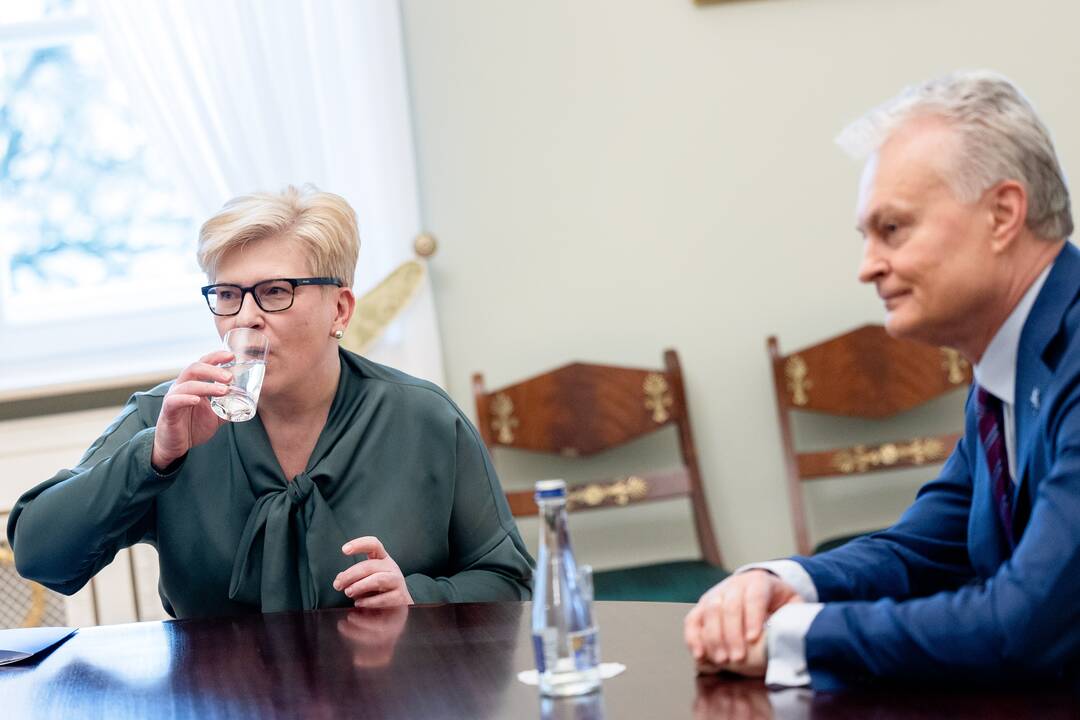 I. Šimonytė susitiko su G. Nausėda