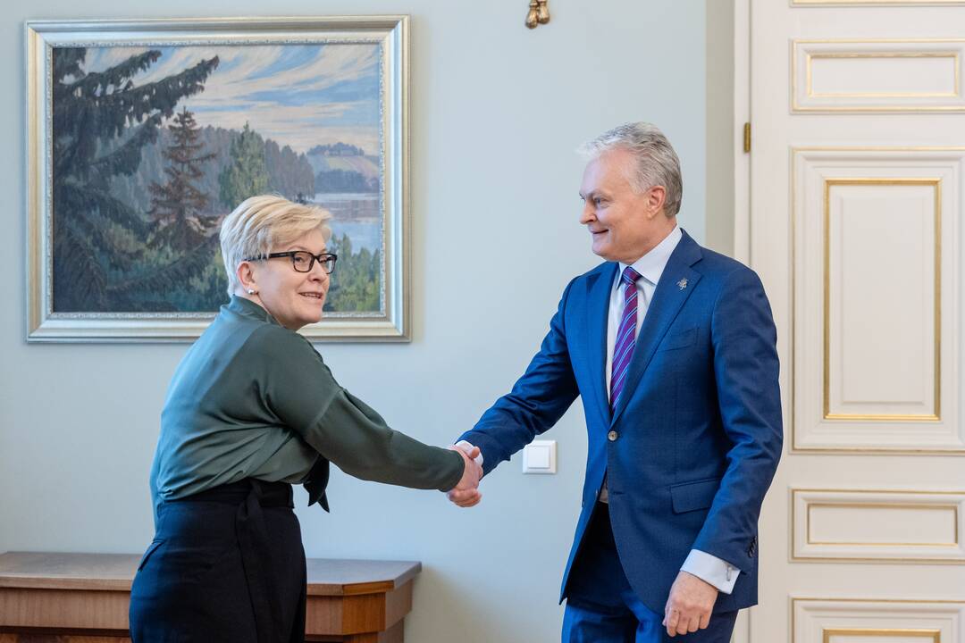 I. Šimonytė susitiko su G. Nausėda