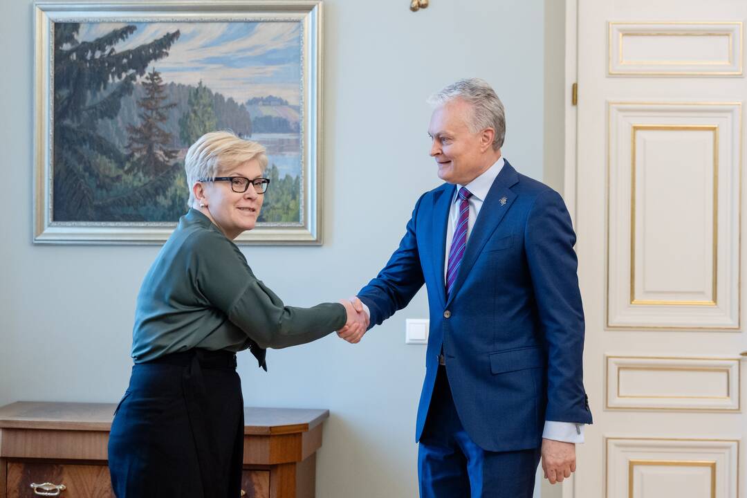 I. Šimonytė susitiko su G. Nausėda