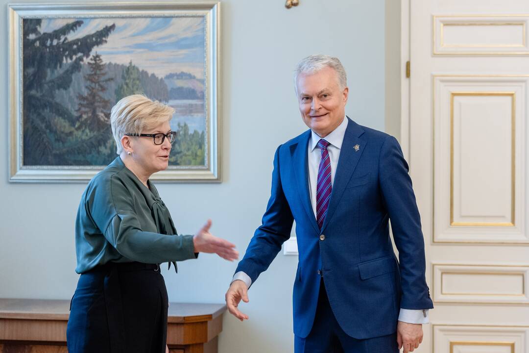 I. Šimonytė susitiko su G. Nausėda