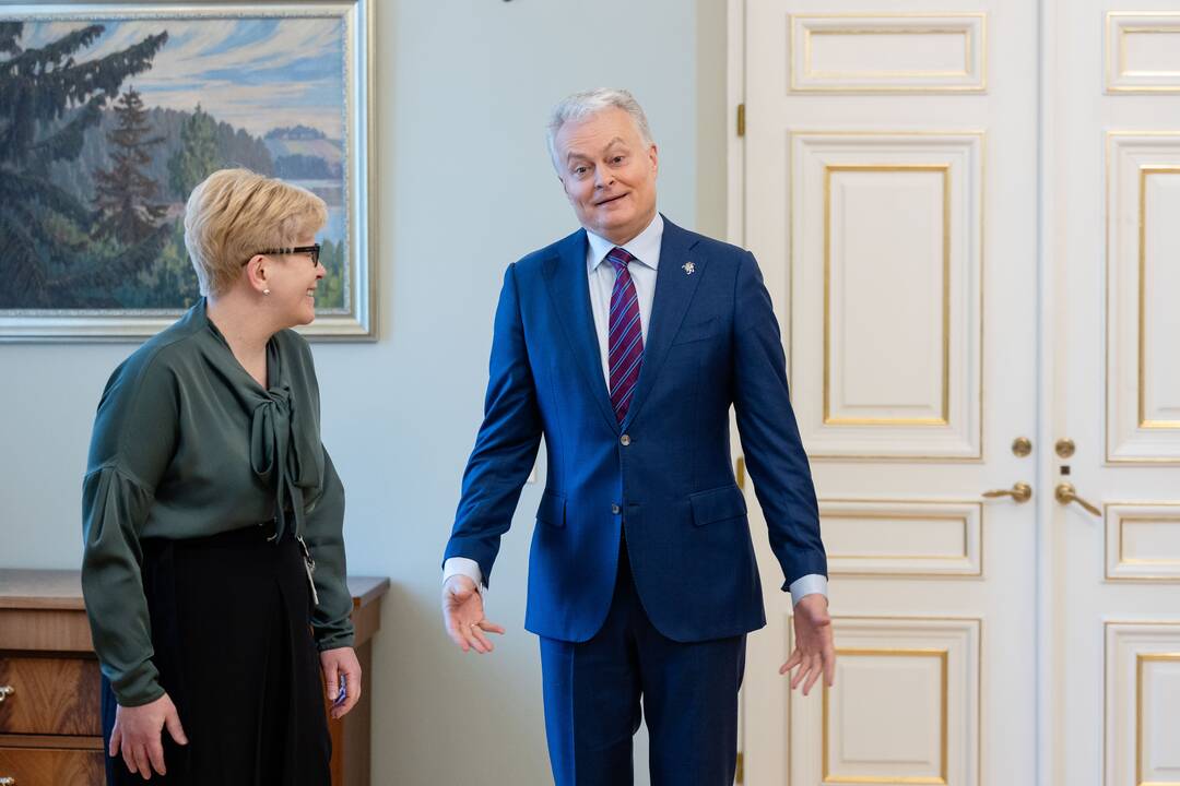 I. Šimonytė susitiko su G. Nausėda