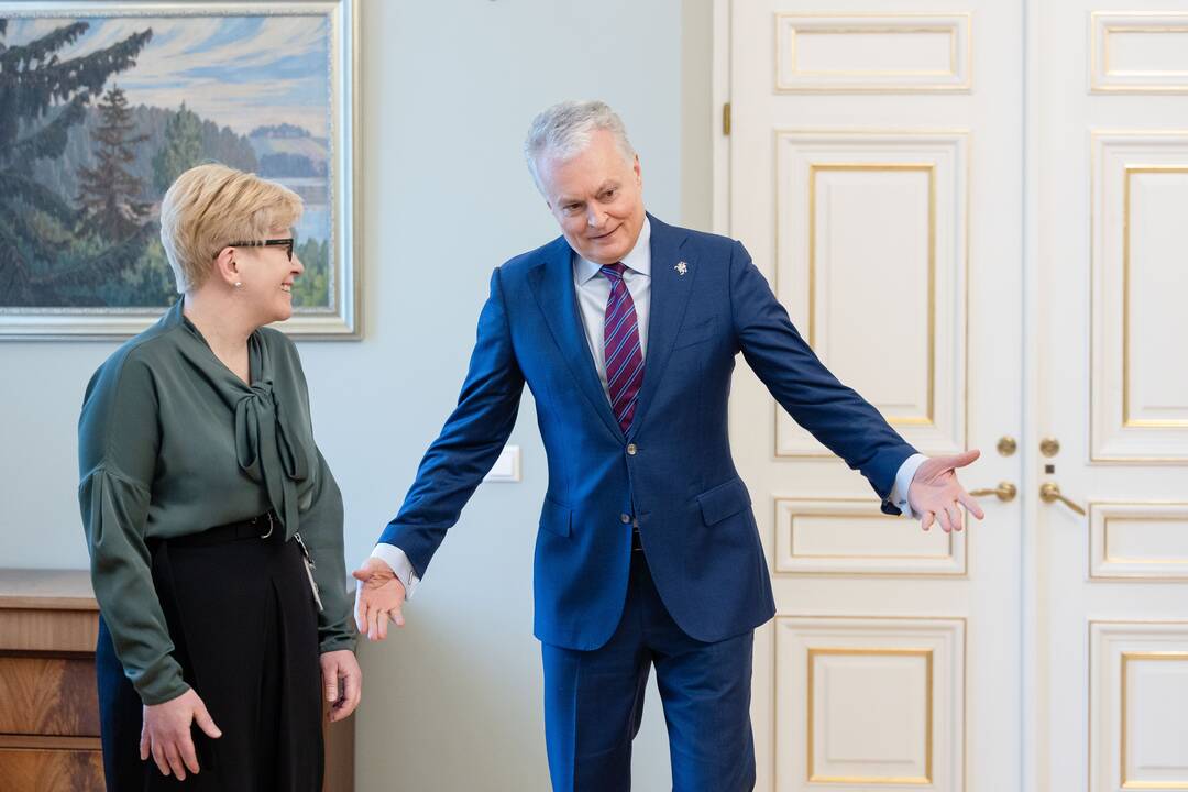 I. Šimonytė susitiko su G. Nausėda