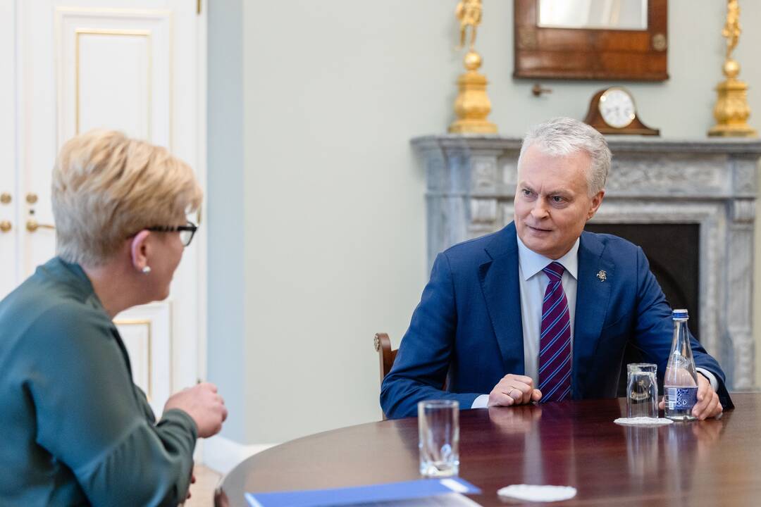 I. Šimonytė susitiko su G. Nausėda