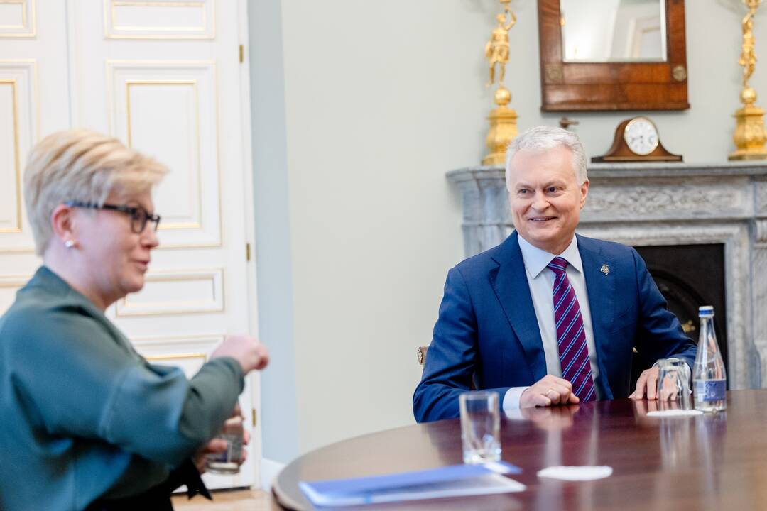 I. Šimonytė susitiko su G. Nausėda