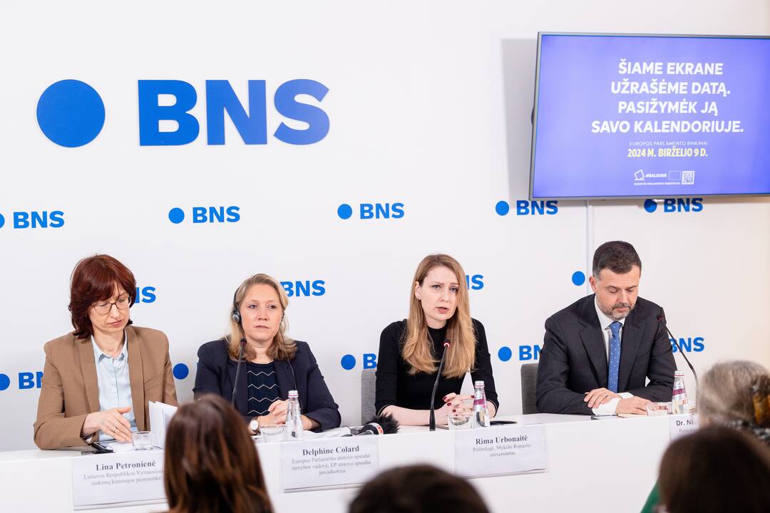 Spaudos konferencija apie artėjančius EP rinkimus