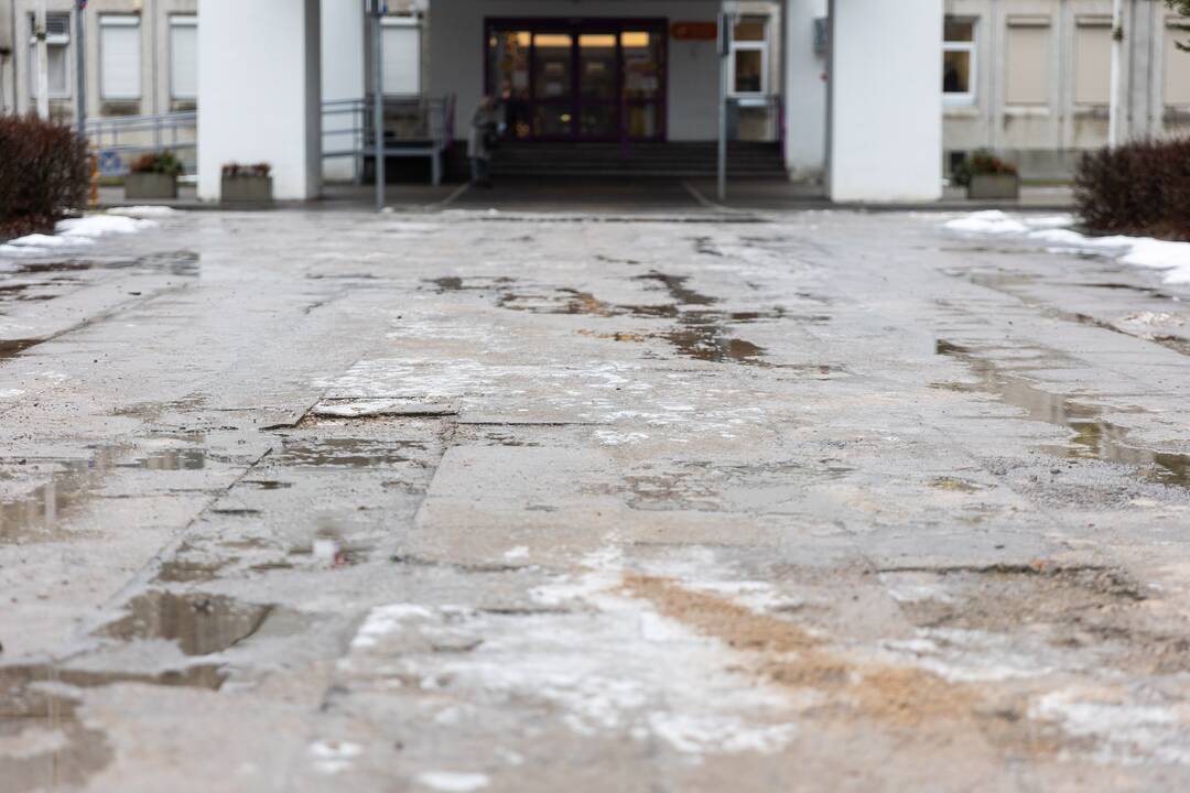 Dėl plikledžio Vilniuje padvigubėjo traumas patyrusių pacientų
