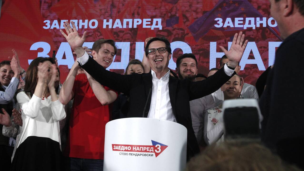 Šiaurės Makedonijos prezidento rinkimus laimėjo valdančiosios partijos kandidatas