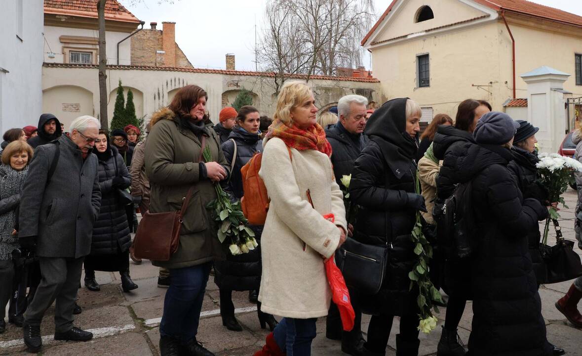 Atsisveikinimas su E. Nekrošiumi „Meno Forto“ salėje