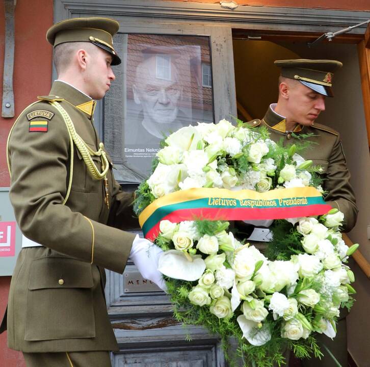 Atsisveikinimas su E. Nekrošiumi „Meno Forto“ salėje