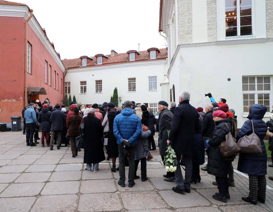 Atsisveikinimas su E. Nekrošiumi „Meno Forto“ salėje