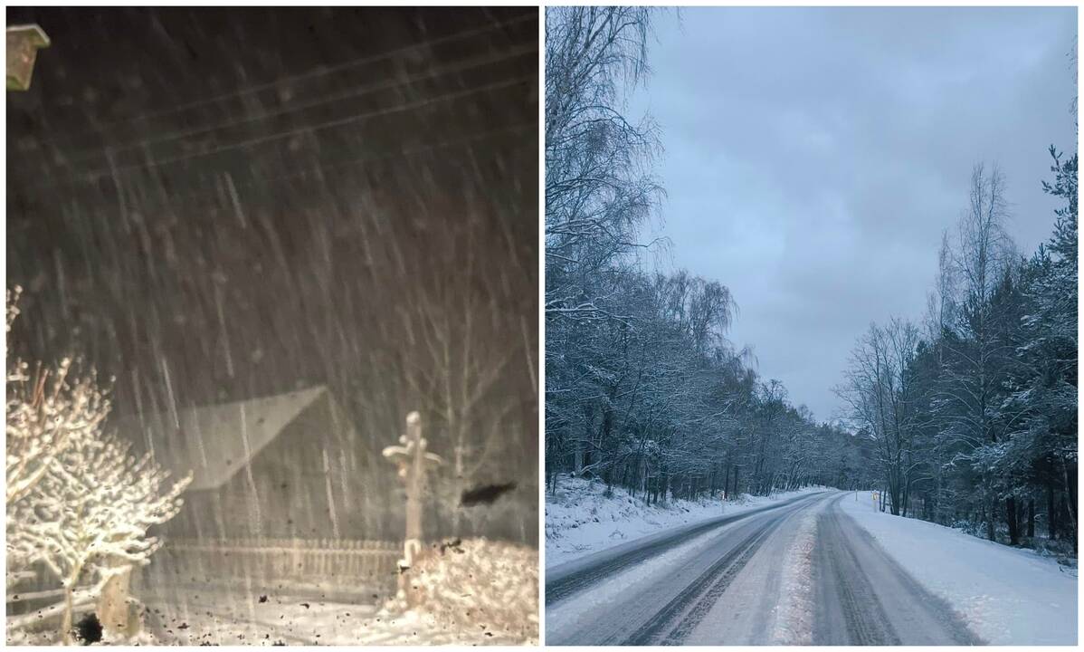 Perspėja dėl pūgos ir stipraus vėjo: dalyje Lietuvos sąlygos bus labai sudėtingos