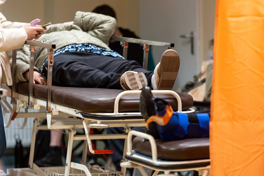 Dėl plikledžio Vilniuje padvigubėjo traumas patyrusių pacientų