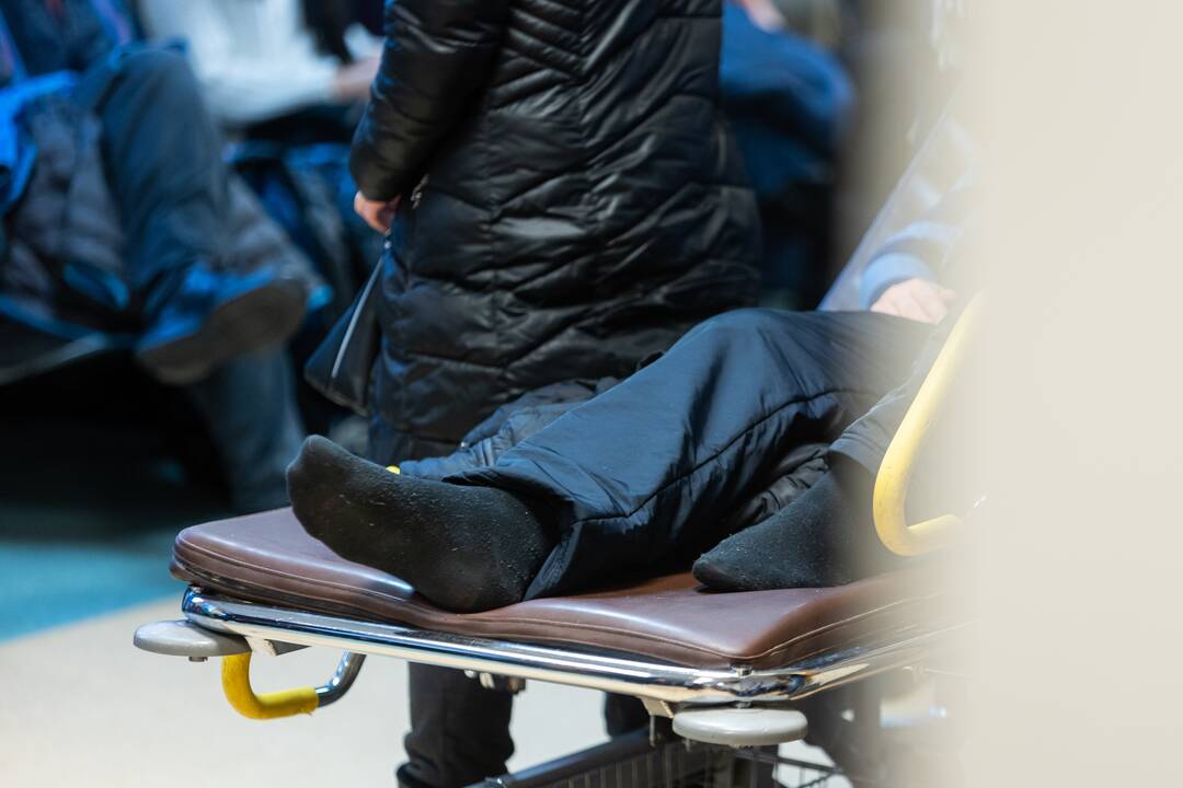 Dėl plikledžio Vilniuje padvigubėjo traumas patyrusių pacientų