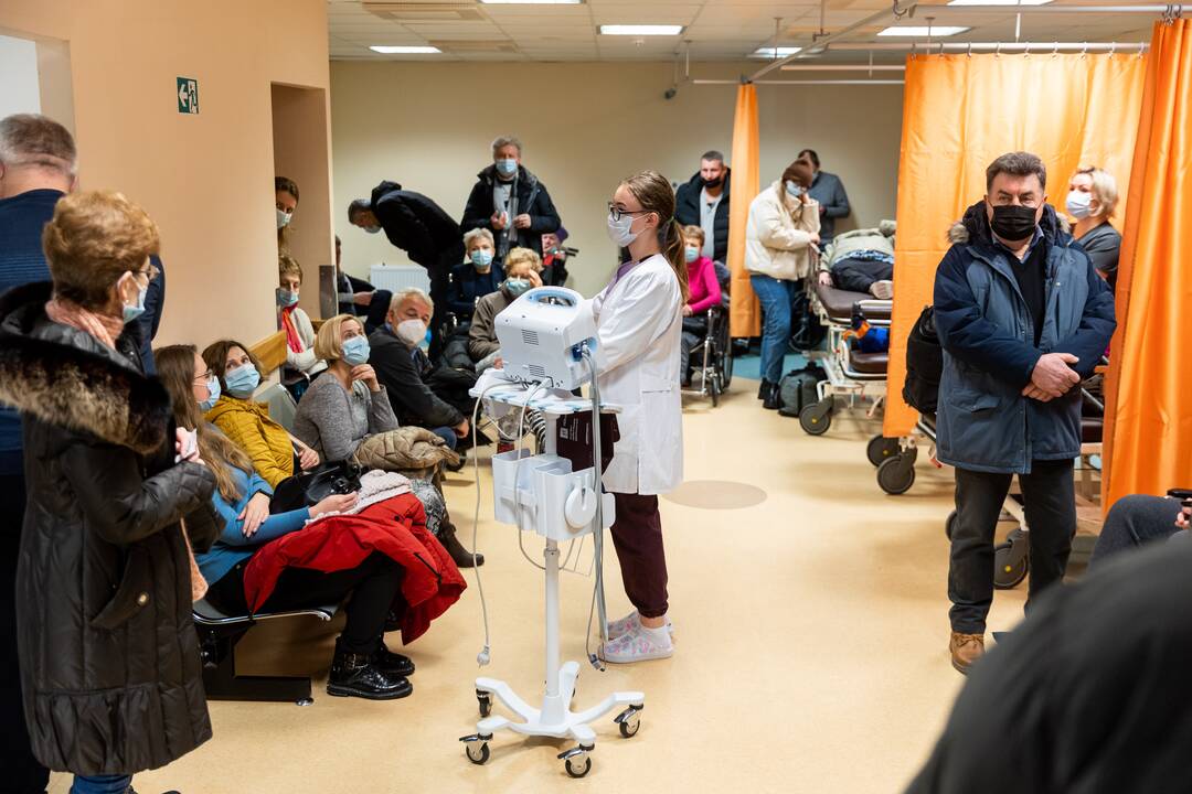Dėl plikledžio Vilniuje padvigubėjo traumas patyrusių pacientų