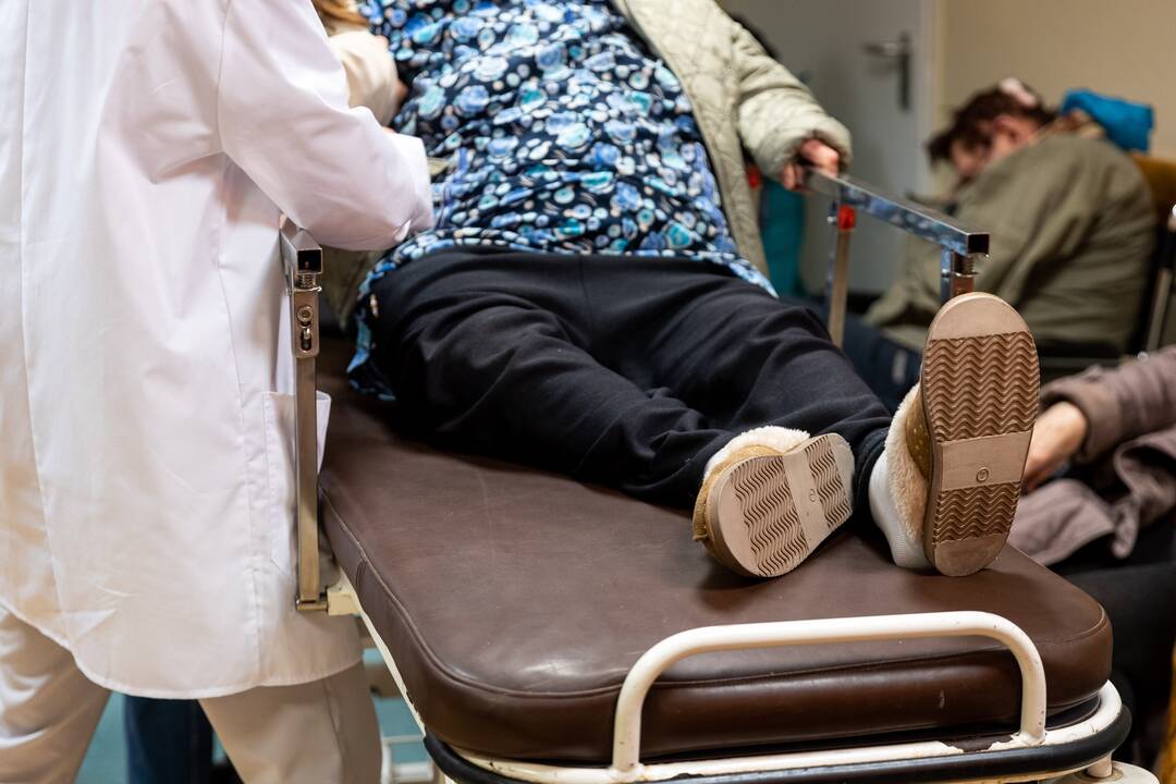 Dėl plikledžio Vilniuje padvigubėjo traumas patyrusių pacientų