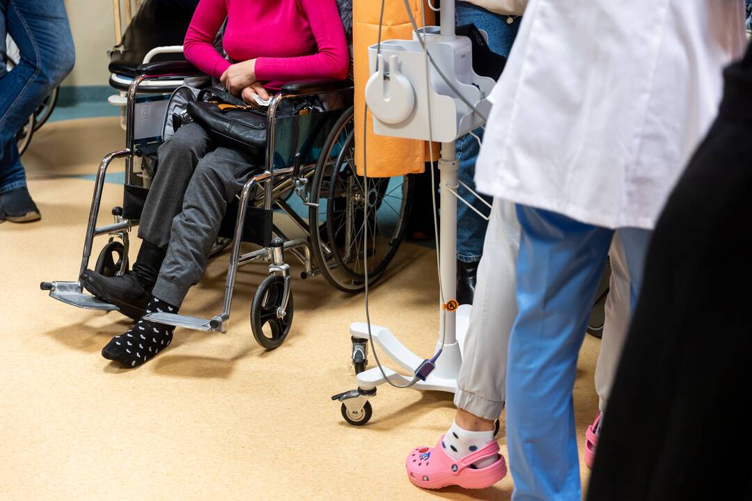 Dėl plikledžio Vilniuje padvigubėjo traumas patyrusių pacientų