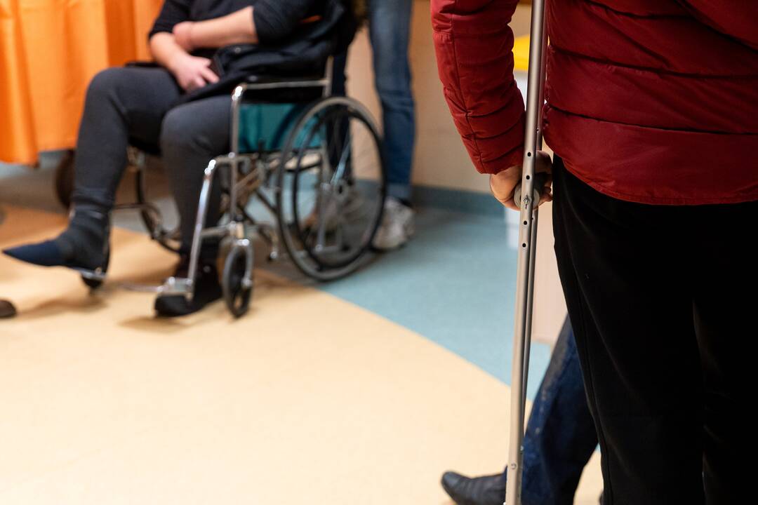 Dėl plikledžio Vilniuje padvigubėjo traumas patyrusių pacientų