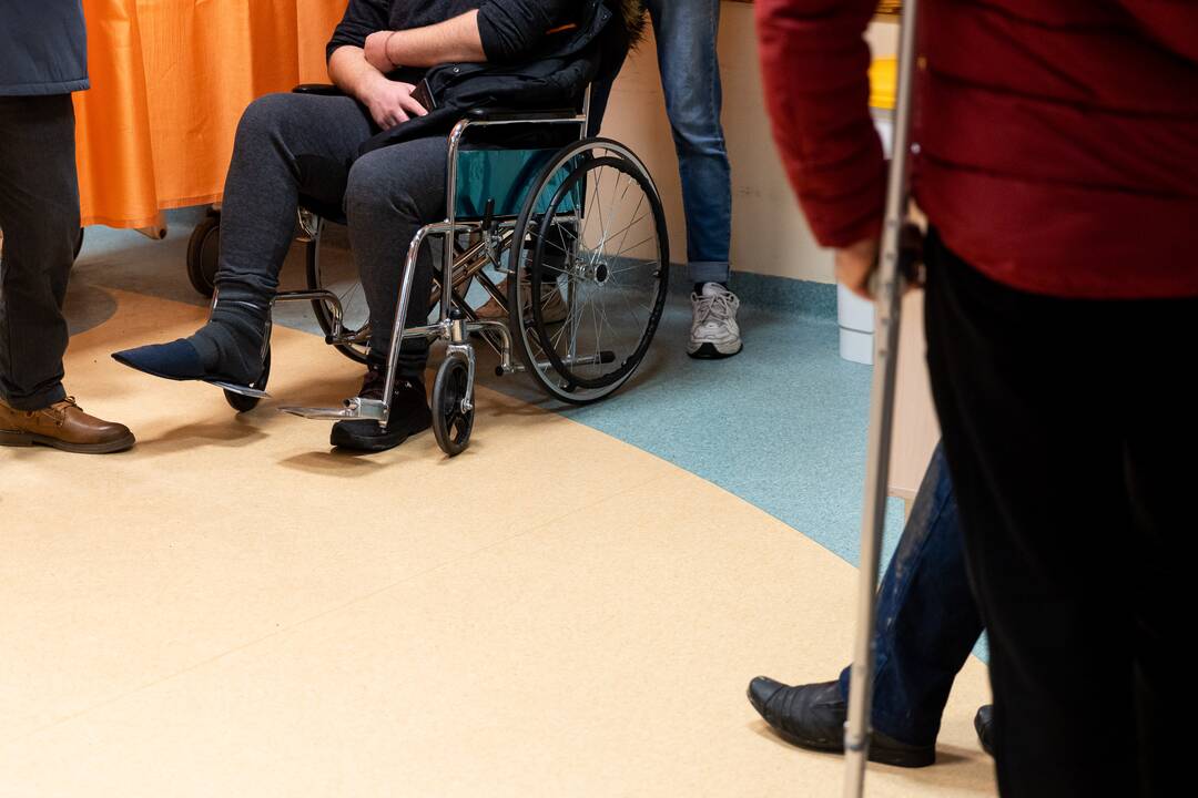 Dėl plikledžio Vilniuje padvigubėjo traumas patyrusių pacientų
