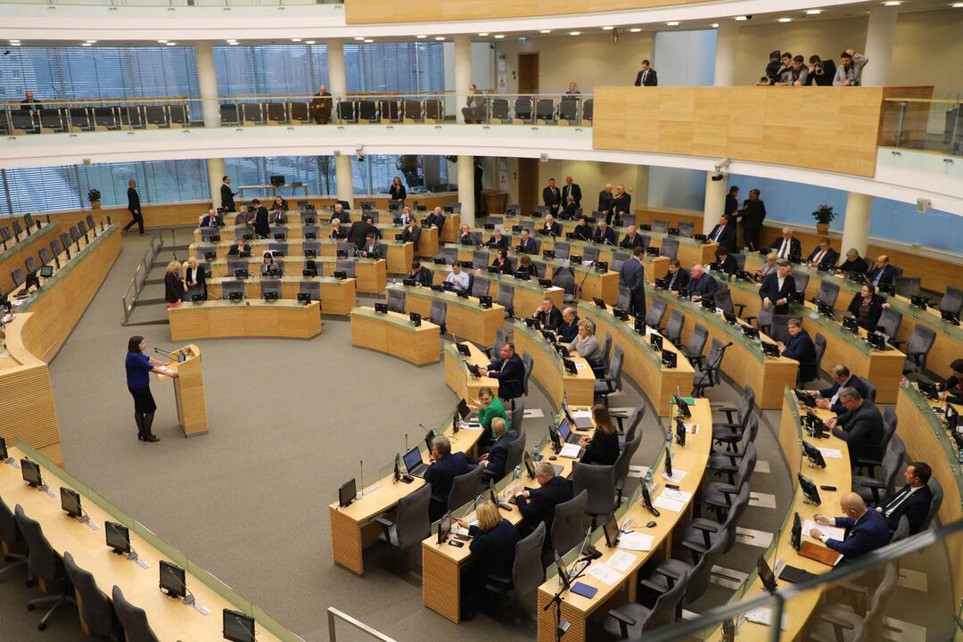 Pirmasis 2020 metų biudžeto projekto svarstymas Seime