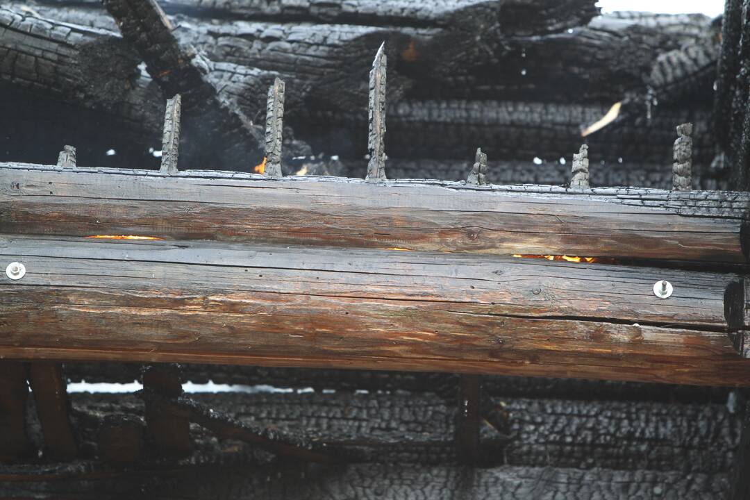 Vilniaus rajone dega pirtis