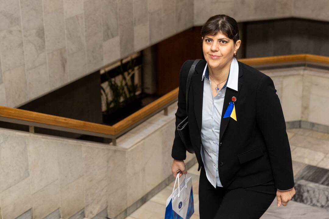 Lietuvoje lankosi Europos vyriausioji prokurorė