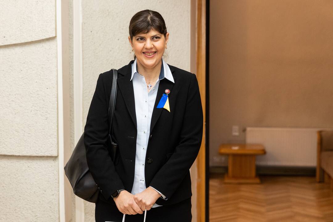Lietuvoje lankosi Europos vyriausioji prokurorė
