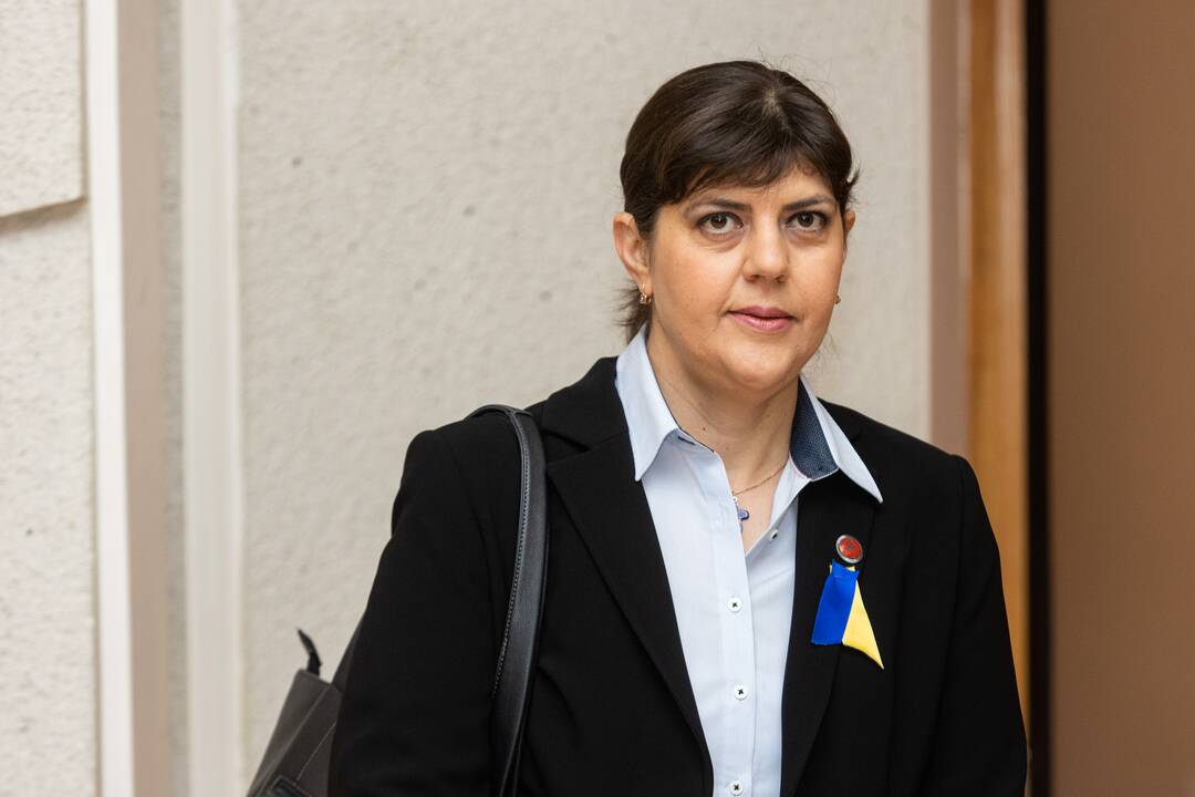 Lietuvoje lankosi Europos vyriausioji prokurorė