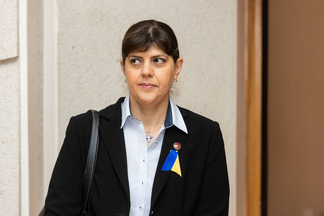 Lietuvoje lankosi Europos vyriausioji prokurorė