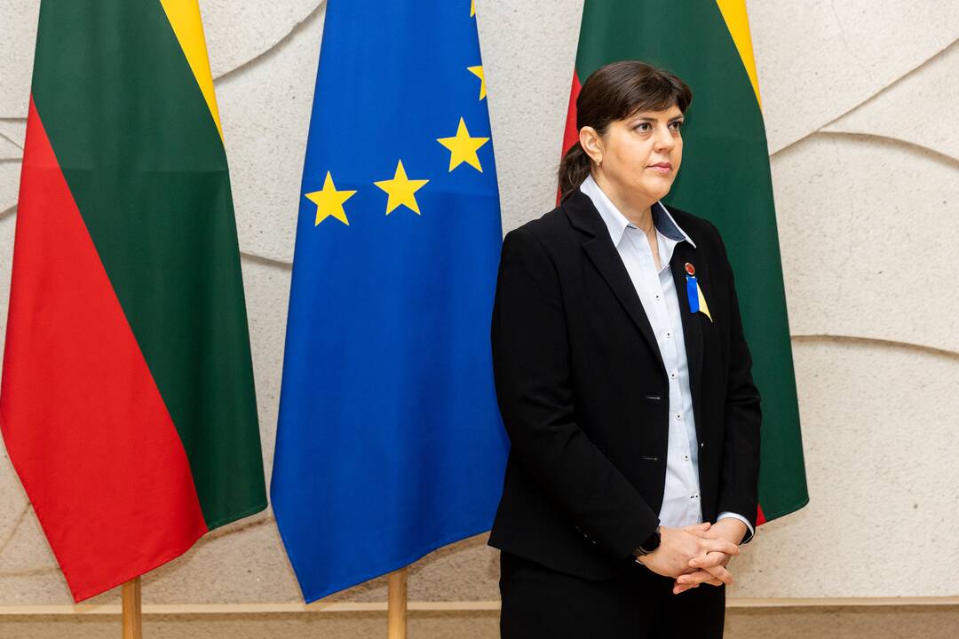 Lietuvoje lankosi Europos vyriausioji prokurorė