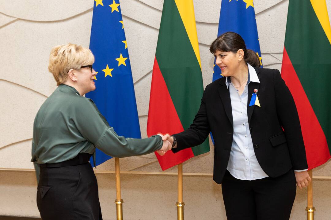 Lietuvoje lankosi Europos vyriausioji prokurorė